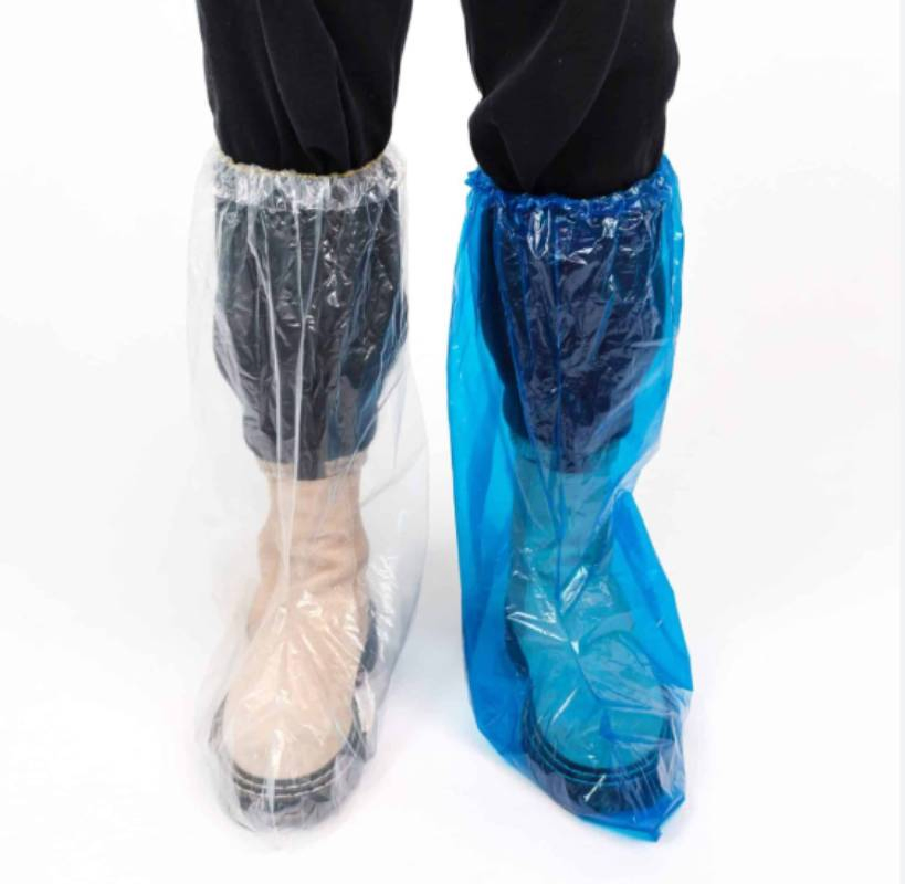 Bulk Disposable PE Shoe Covers Waterproof for Hospital & Industry