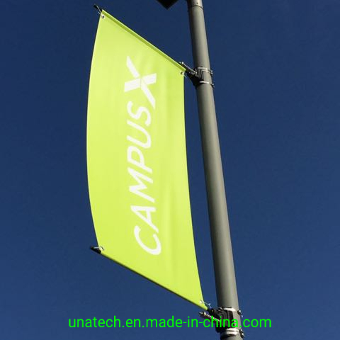 One Side Spring Street Pole Wind-Proof Flag Changer Solution Bracket Arm