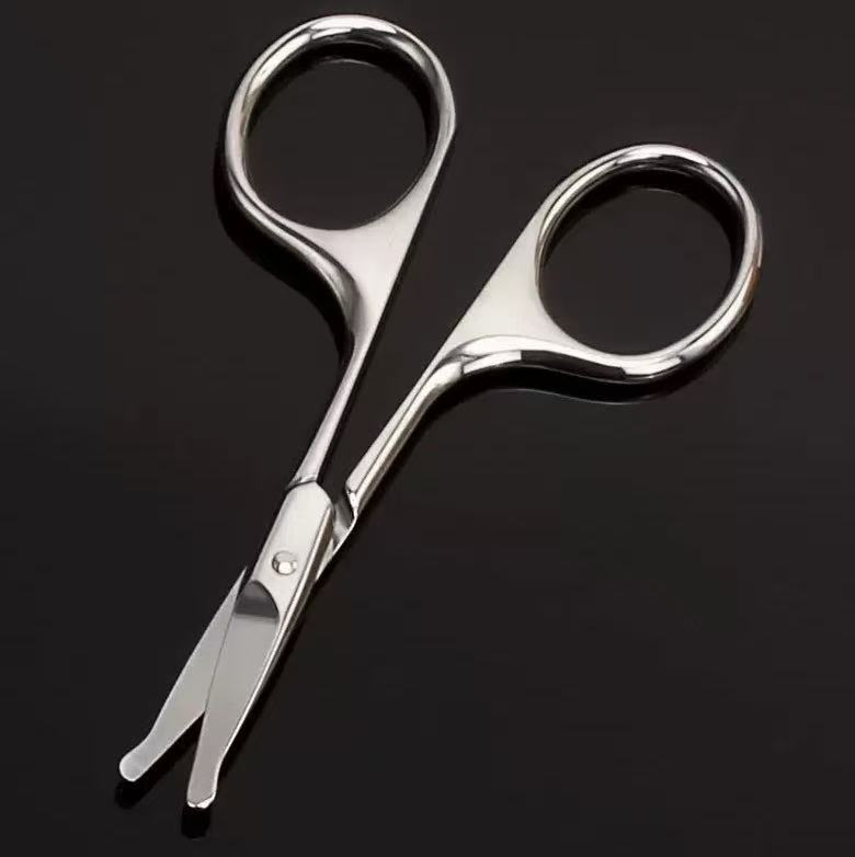 Factory Stock Stainless Steel Nail Tip Four Sides Eyebrow Trimming Beauty Clippers