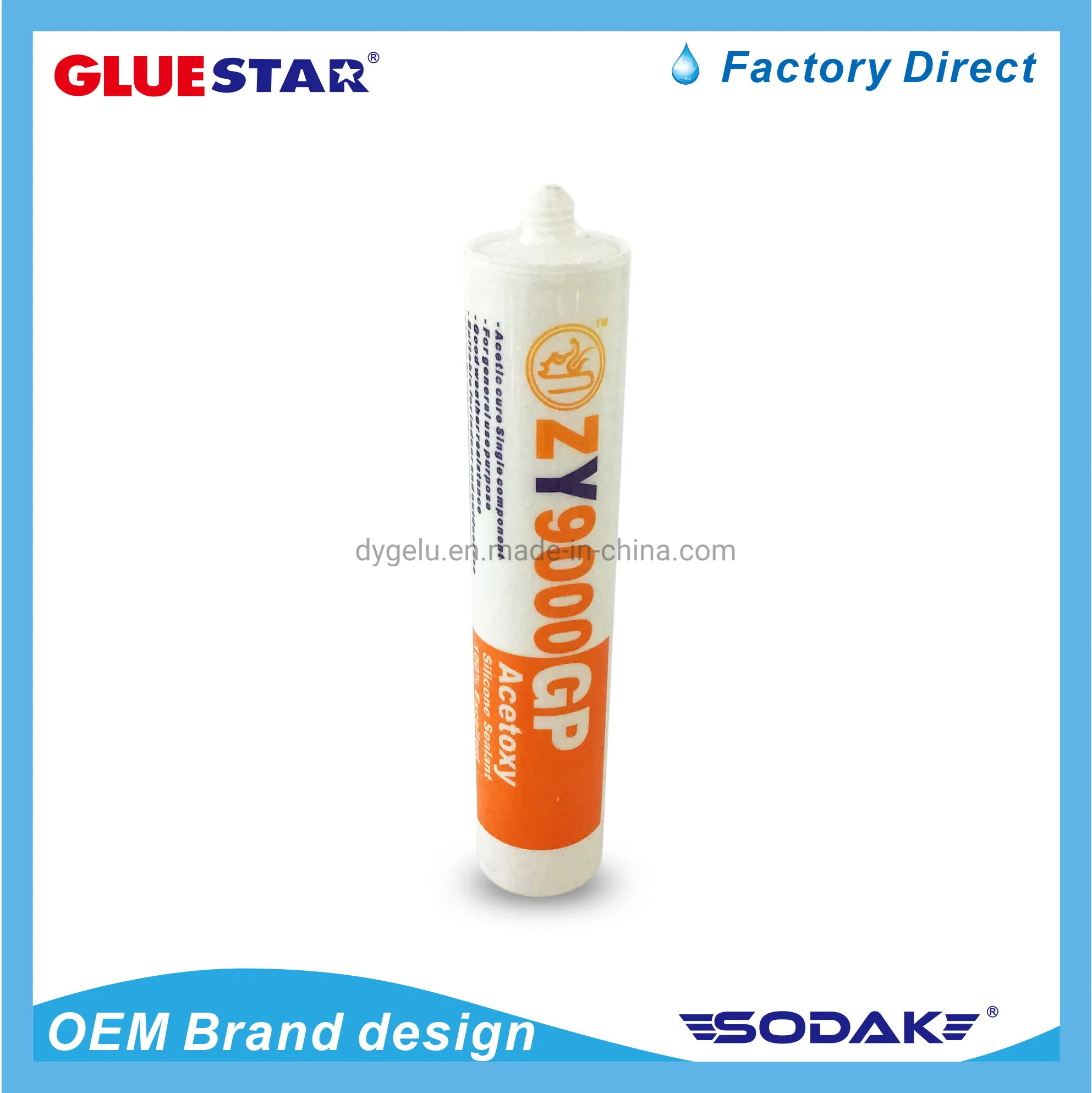 Competitive Price Fireproof Silicone Sealant Wrinkle Removal Reusable Structural Adhesive