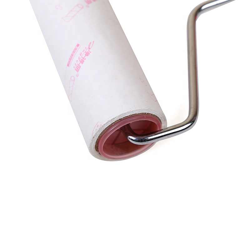 Retractable Long Arm Sticky Lint Roller for Pet Hair