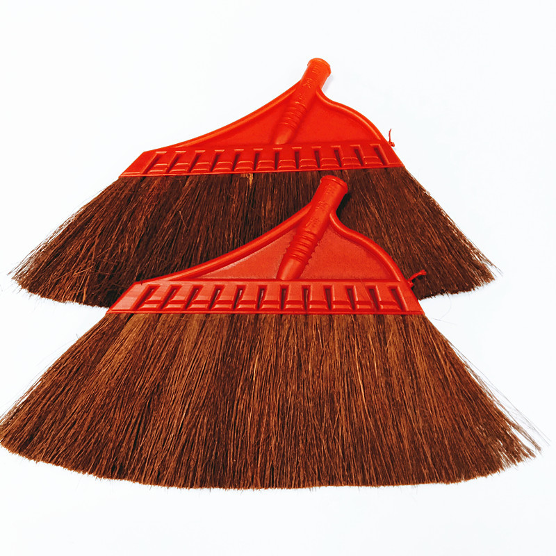Soft Indoor or Outdoor Garden Sweeping Broom with Natural Bristle