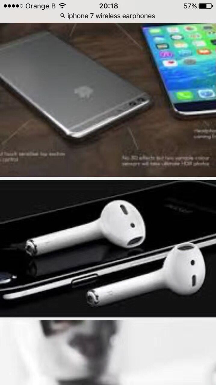 Original Bluetooth Earphone for iPhone7/7plus Wireless Headset