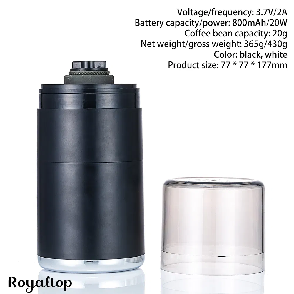 Portable Single Dose 20g Coffee Bean Mill Electric Coffee Grinder Machine for Espresso Drip Coffee