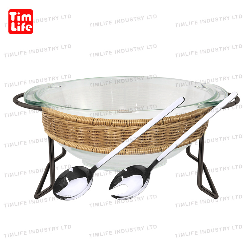 Rattan Buffet Set Chafing Dish Food Warmer Serving Chauffe Plat a Gratin Buffet Pemanas Makanan Naczynia Z Podgrzewaczem Oval Dish Rectangle