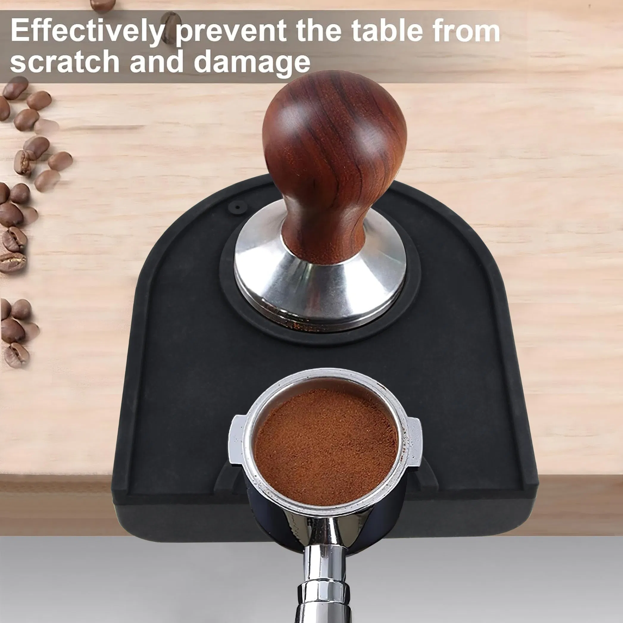 Non Slip Silicone Coffee Pressed Mat High Quality Food Grade Tamper Mats