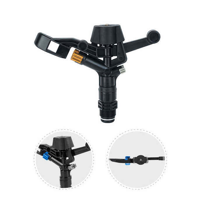 Wholesale 3/4plastic Garden Sprinklers Rotating Water Irrigation for Orchard & Garden Fields