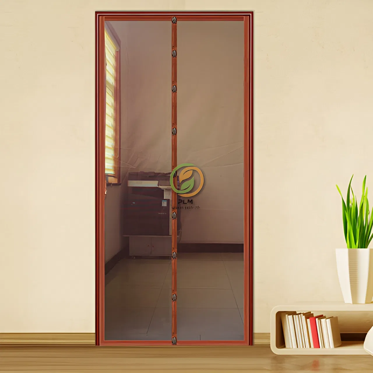 Plain Magnetic Soft Screen Door Magnetic Door Curtain Mosquito Proof Home Non Perforated Mosquito Proof Invisible Door Curtain, Customizable Size