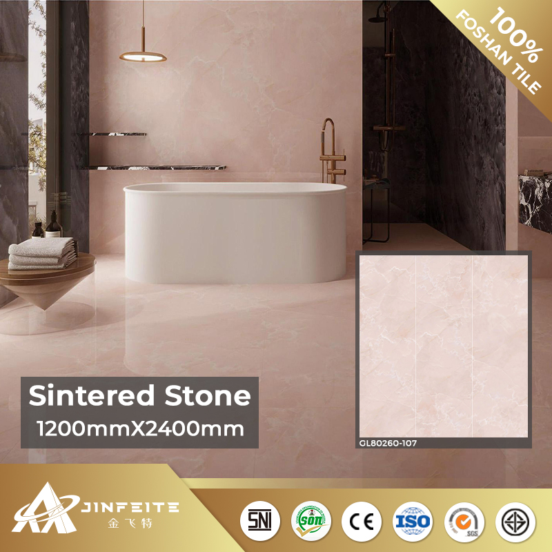 Beige Jade Marble Design Sintered Stone 80*260cm Warm Colour Wholesale Price Foshan Factory