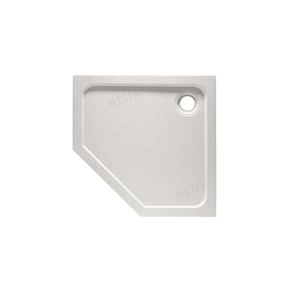 Bathroom Shower Tray Customized Dimension Diamond Shape ABS Shower Base