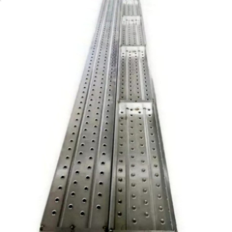 Portable Galvanized Scaffolding Planks - 360° Rotating Casters for Flexible Mobility