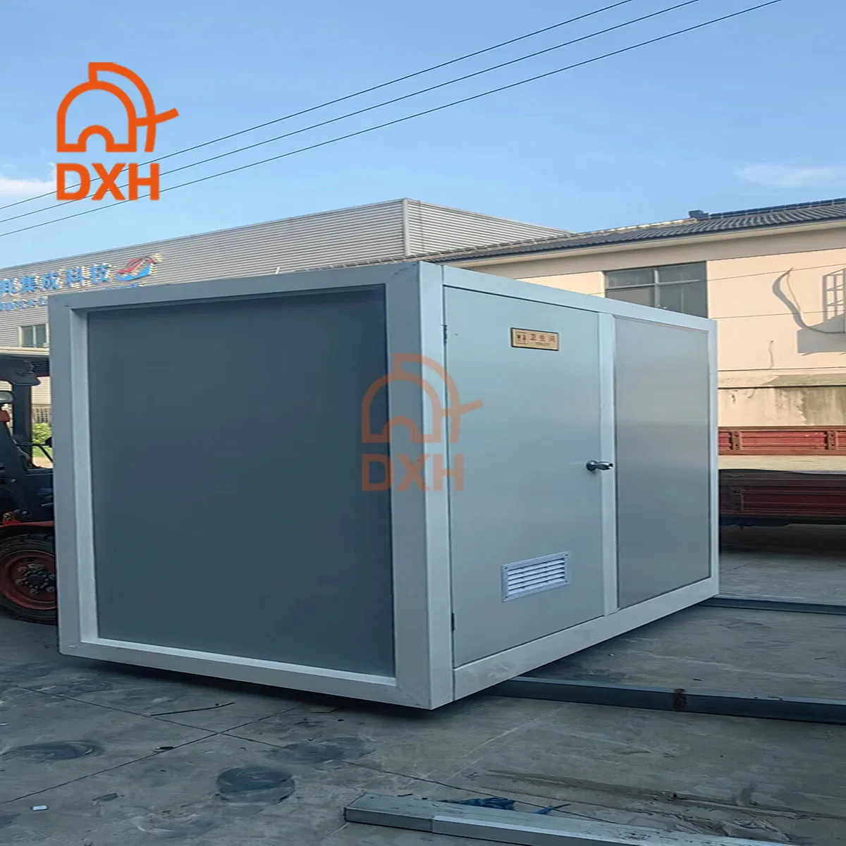 Dxh Custom Parks Convenient Existing Building Restroom Bathroom Water Closet Cheap Price Modular Mobile Customized Bathroom Container Toilet