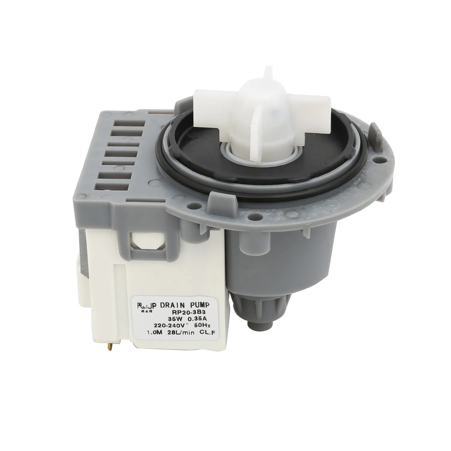 Ruijp New Product 0.2A 30-40W 390*335*320mm AC110-127V/ 220-240V 50/60Hz Customized Dishwasher Drain Pump