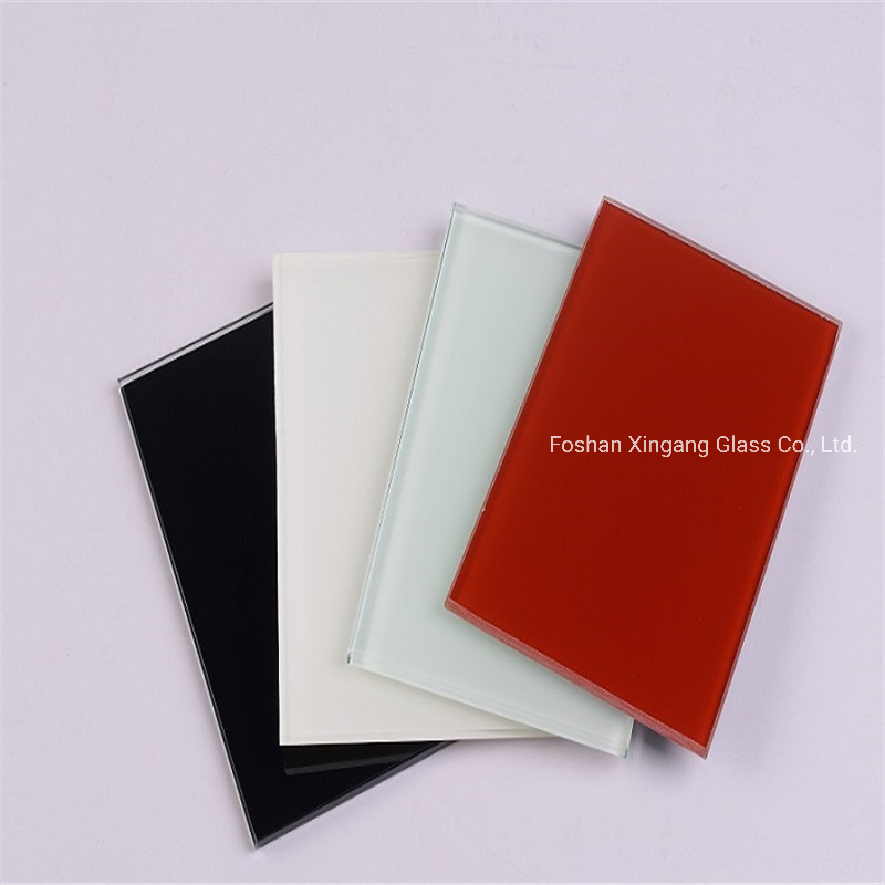 Temperable Super White Painted Glass for Decoration and Kitchen Cabinets or Sliding Doors