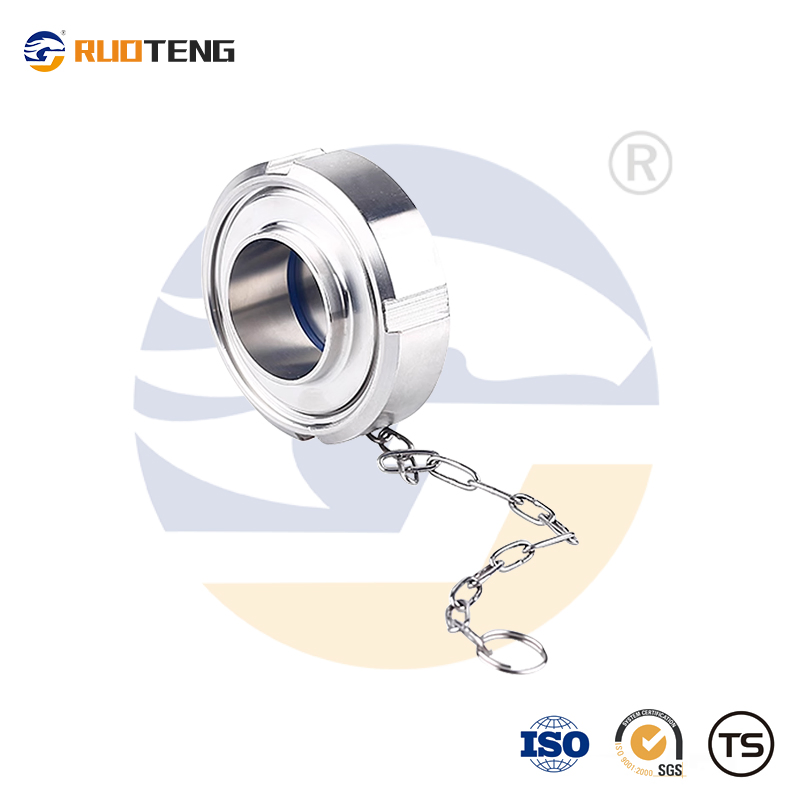 [Ruoteng] Loose Blind Cap 304 Stainless Steel Sanitary SMS Round Thread Plug Cover Complete Set of Internal Thread Cover Fitting