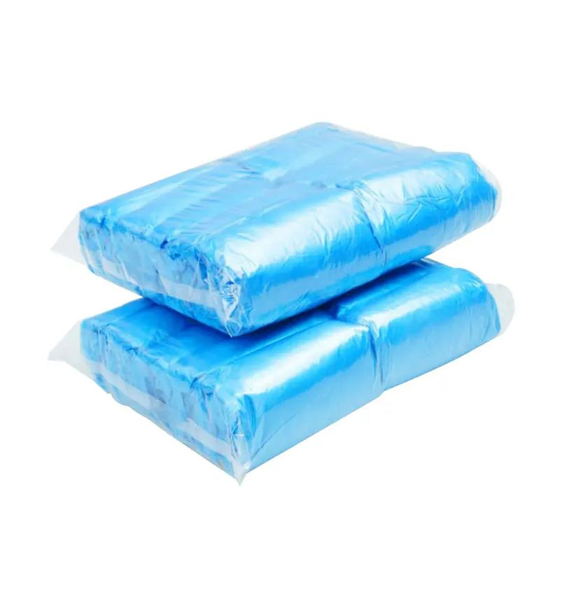 Disposable Plastic Poly Ethylene Waterproof Medical Shoe Covers for Indoors