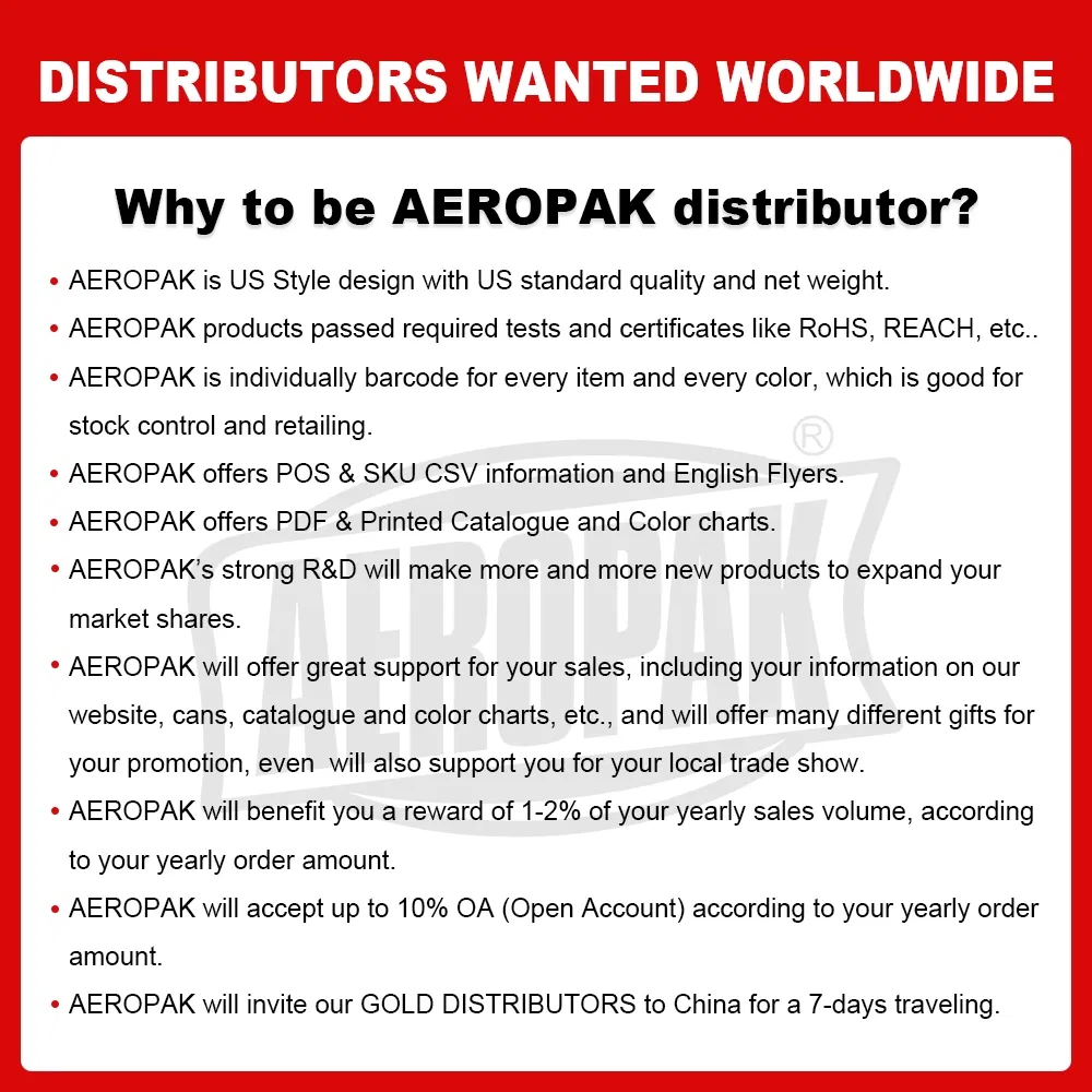 Aeropak 500ml Aerosol Tire Detailing High-Gloss Tire Polish Foam Cleaner Spray