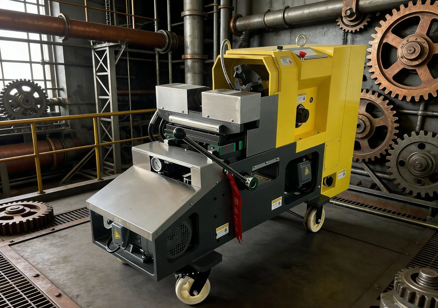 Reliable Quality High Precision Compact Small Pipe Threading Machine for Plumbing Work