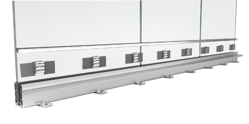 Aluminum Frameless Fence Glass Railing Balustrade & Handrails