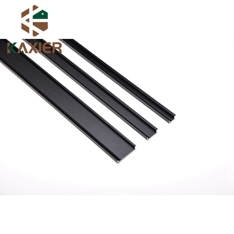 Gold Brushed Round Square or Quarter Round Decorative Aluminum Tile Profile Trim for Flooring Carpet Stairs or Wall Corners