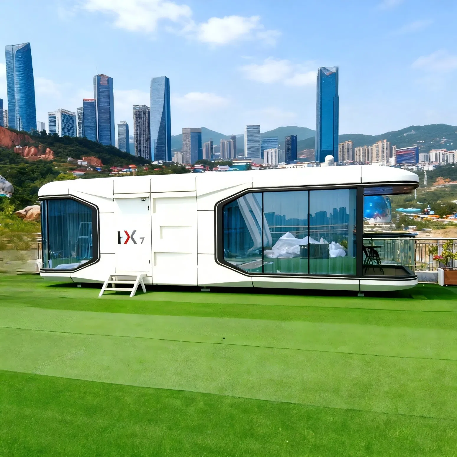 Portable Casa Modular Container Prefab Capsule Vessel Prefabricated House for Vacation Homes