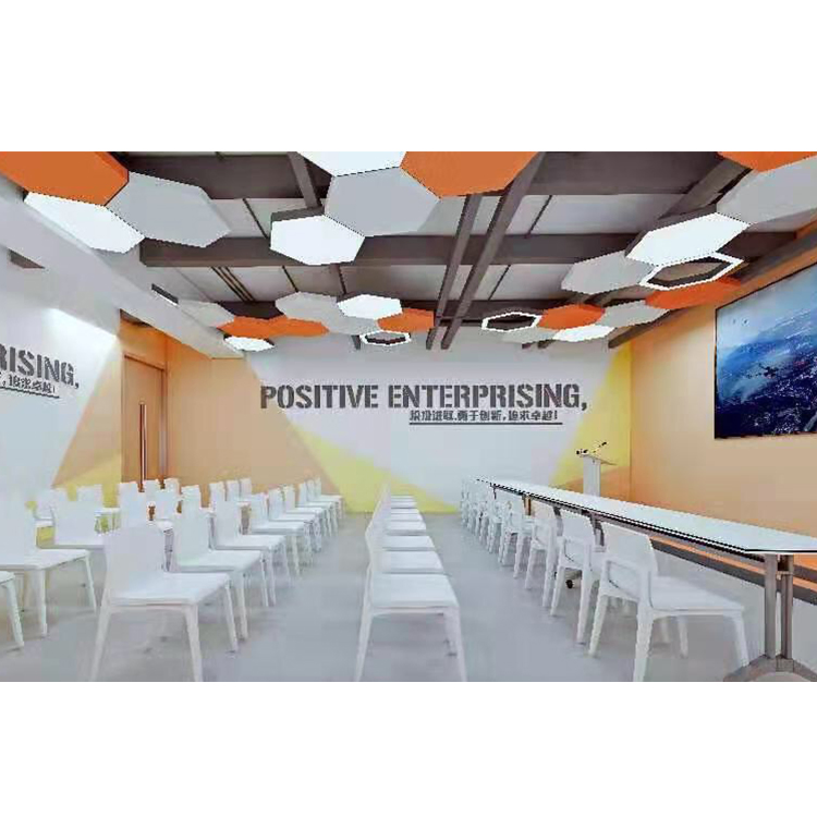 High Quality Eco Friendly Customization Pet Acoustic Ceiling Sound Absorbing Panel Board