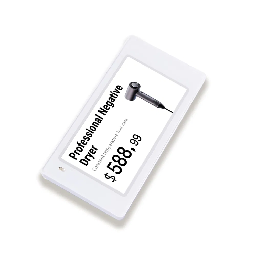 Dyesl 2.66 Inch Black and White E-Ink Electronic Shelf Labels