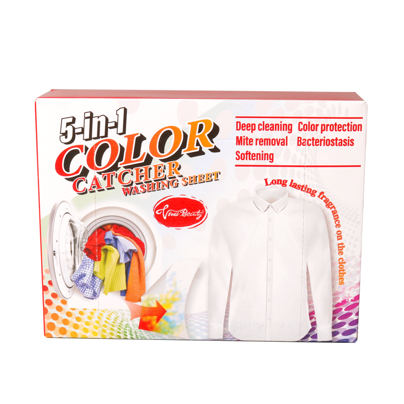 Hot Selling 5-in-1 Color Catcher Fabric Washing Sheet