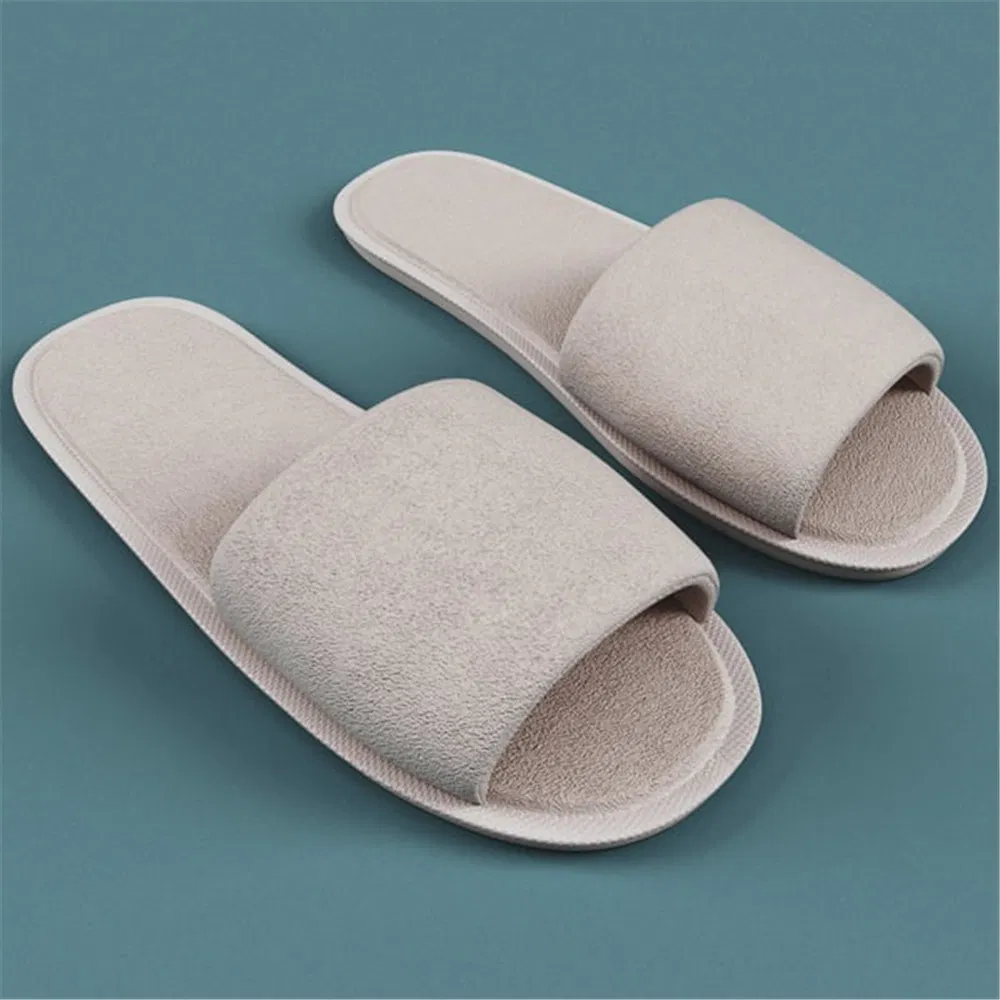 Airline Travel Hotel Disposable Slipper with EVA Outsole