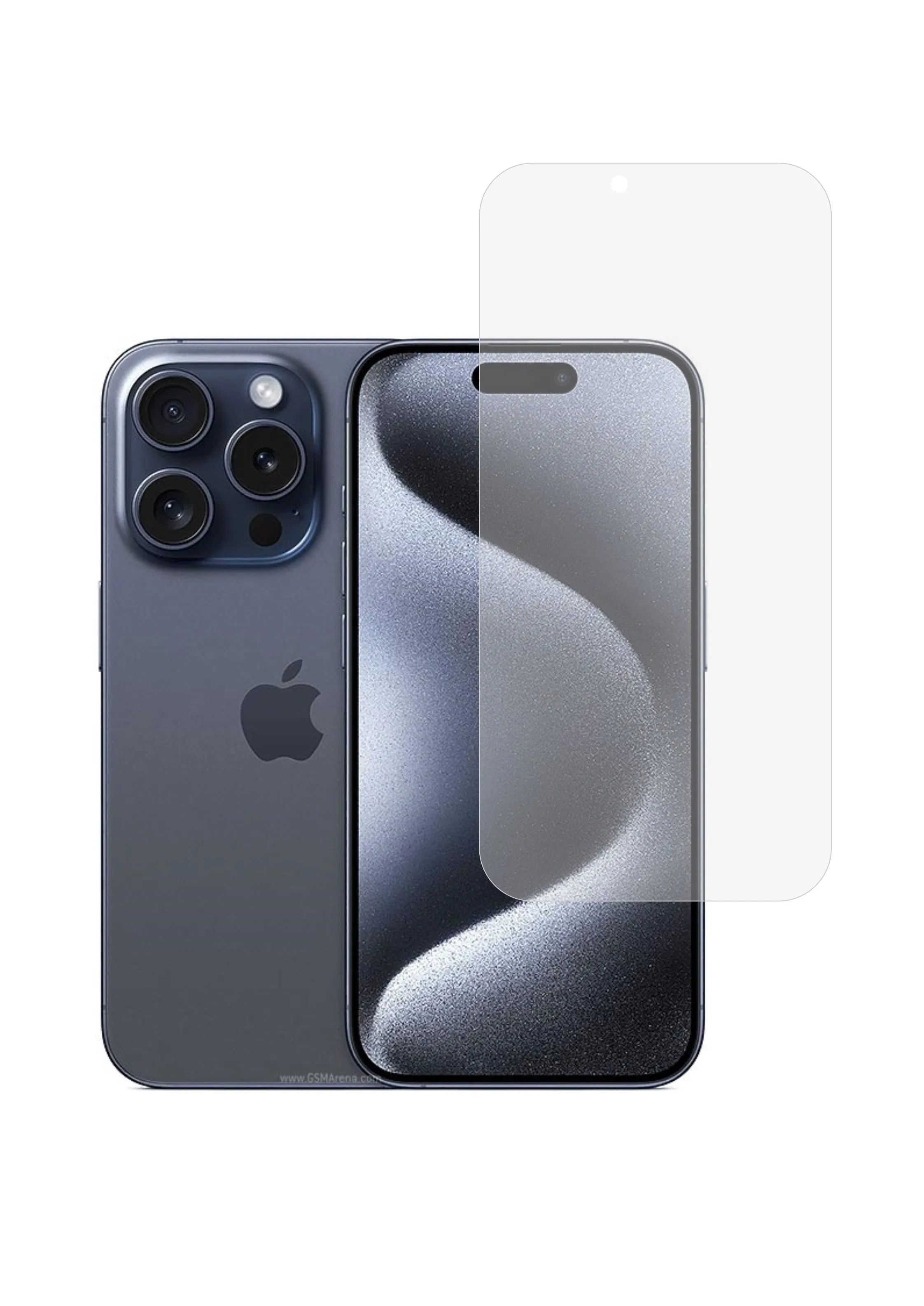 Защитное стекло 2.5D матовое для iPhone 15/16 PRO