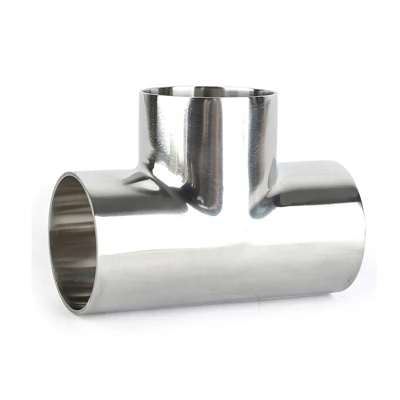 Premium Sanitary Short Weld Tee 3 Way Pipe Fitting in SS316L