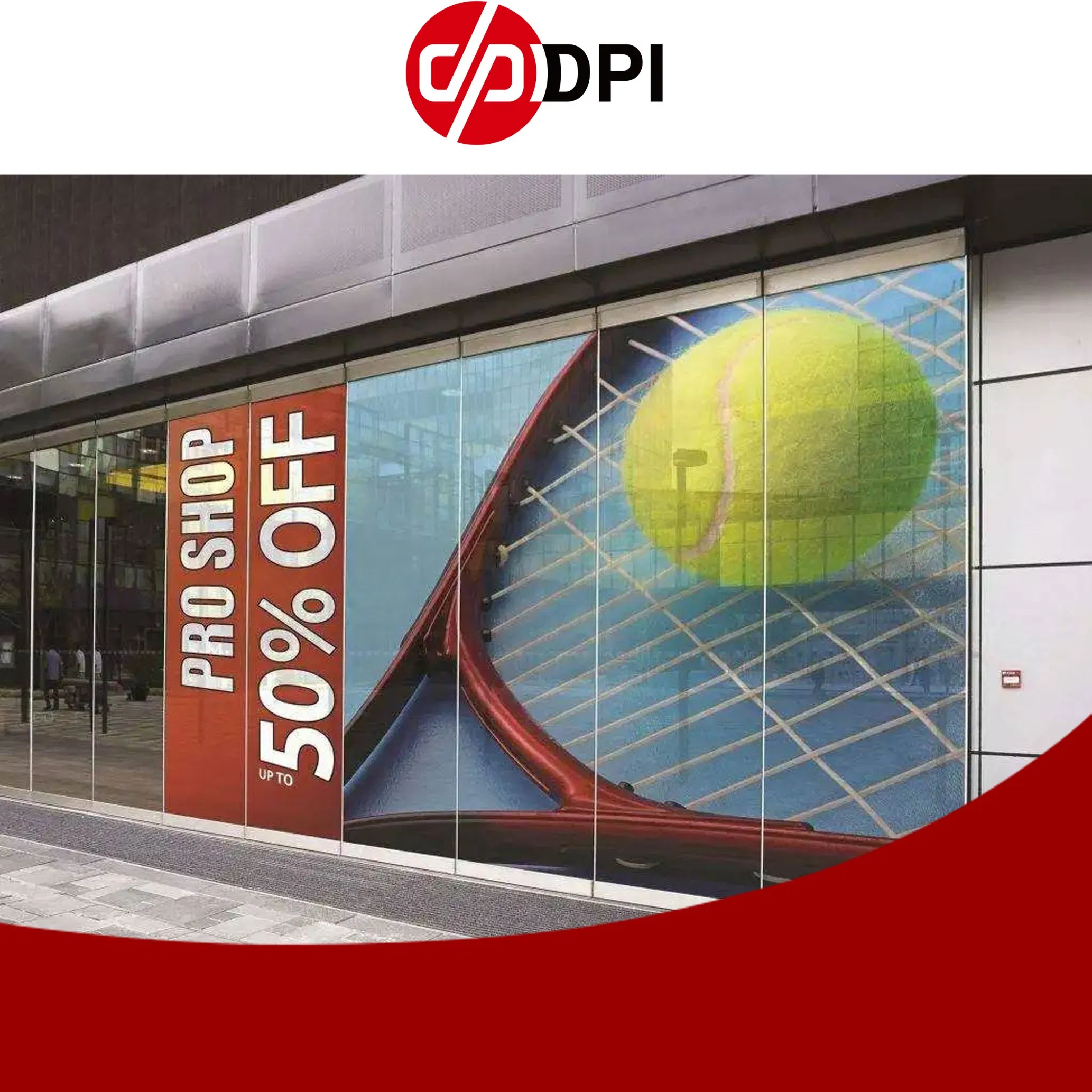 Hot Sale Transparent Solvent Adhesive PVC Vinyl for Advertising Equipment Poster Materials