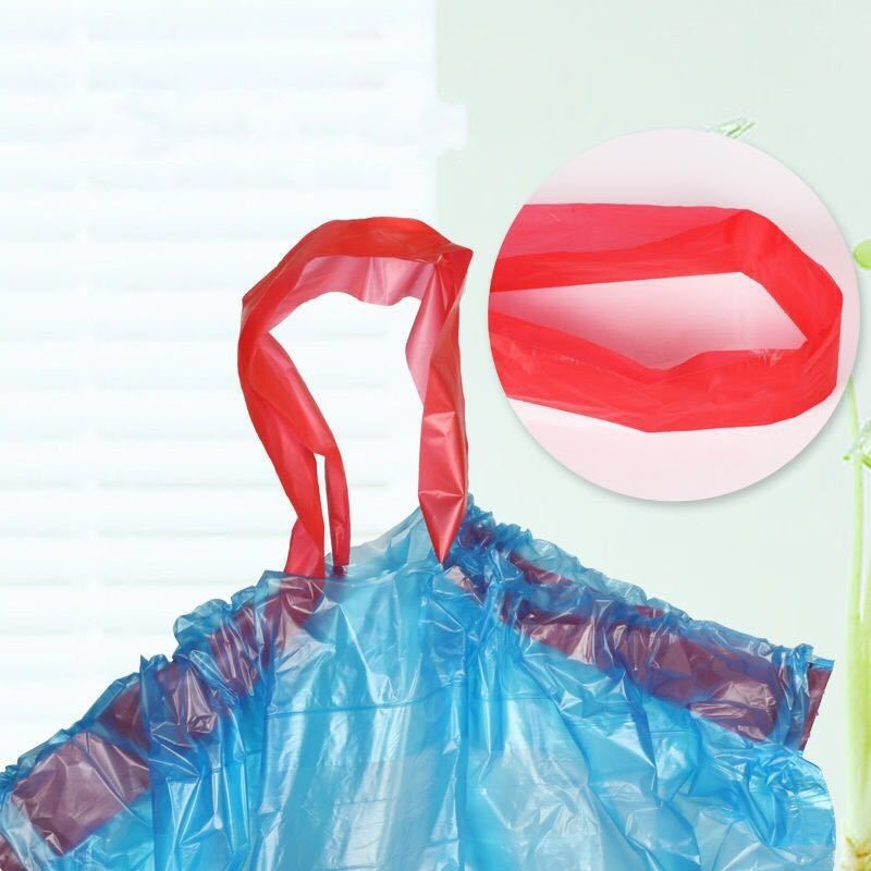 Custom Factory Supply Disposable PE Bags Plastic Drawstring Garbage Bags Roll