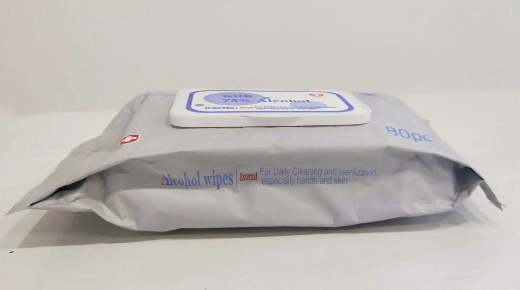 Custom Disinfectant Wipes 80PCS Disinfecting Hand Sanitizer Wipes Antibacterial