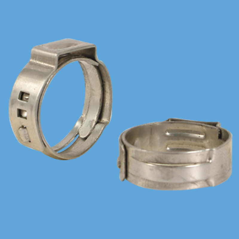 Stainless Steel 304 1-Ear Stepless Clips Clamps