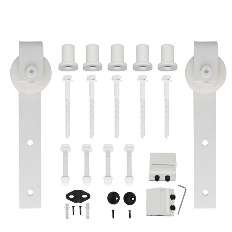 American Barn Door Wooden Door Hardware Accessories Household Sliding Door Track Slide Steel Rail