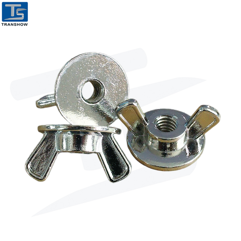Customized Zinc Alloy Wing Nut, 1/4-20 Unc Stainless Steel Tee Nut