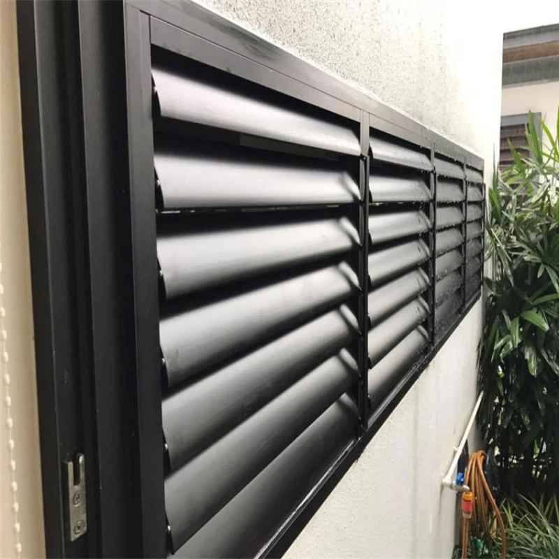 Fasec Buildings Aluminum Blade Louver Window Shutter Blind