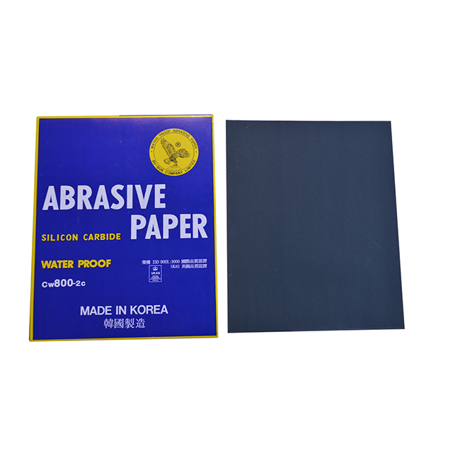 Водостойкая наждачная бумага 3M для авто, карбид кремния