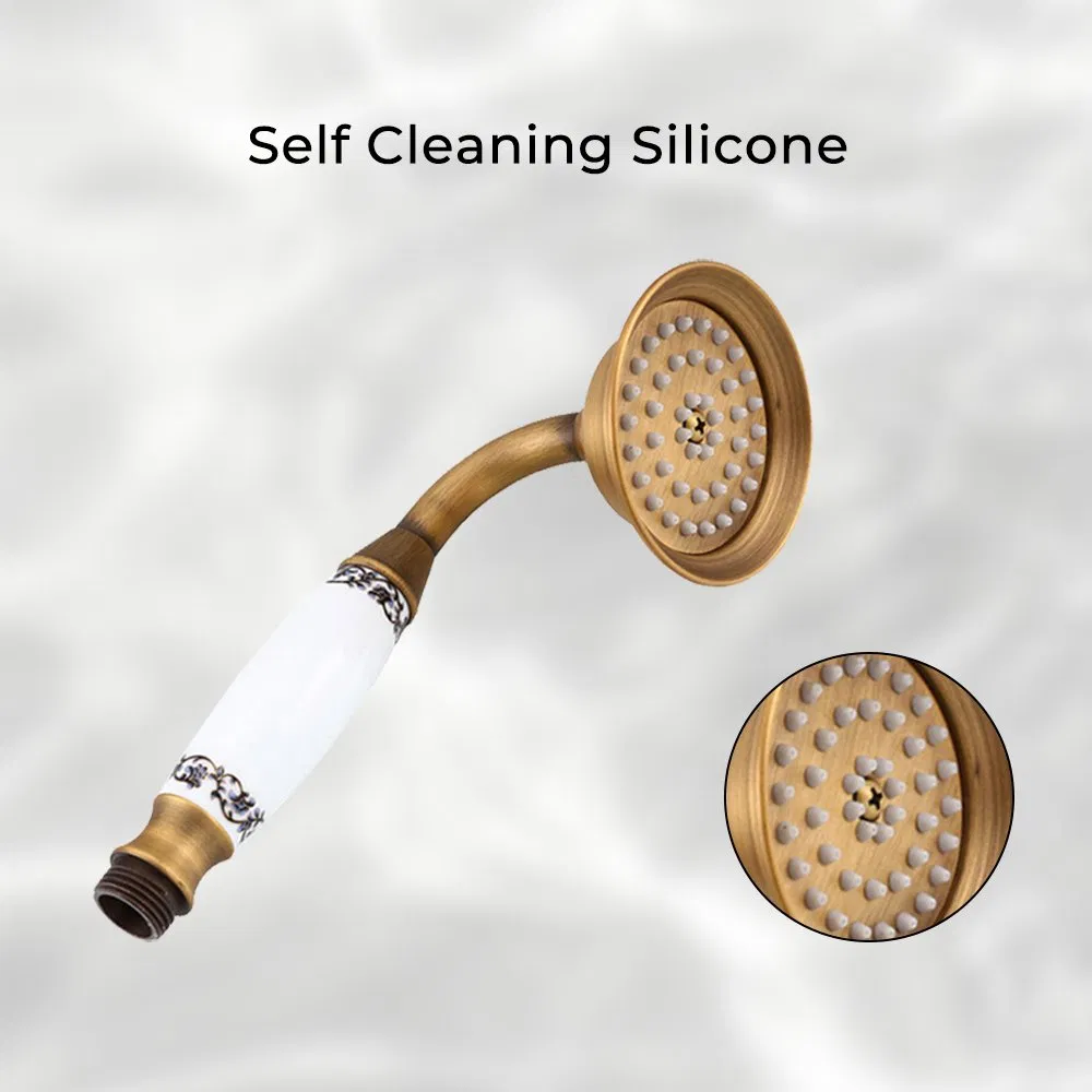 Elegant Classic Brass Hand Shower Head for Luxurious Bathrooms