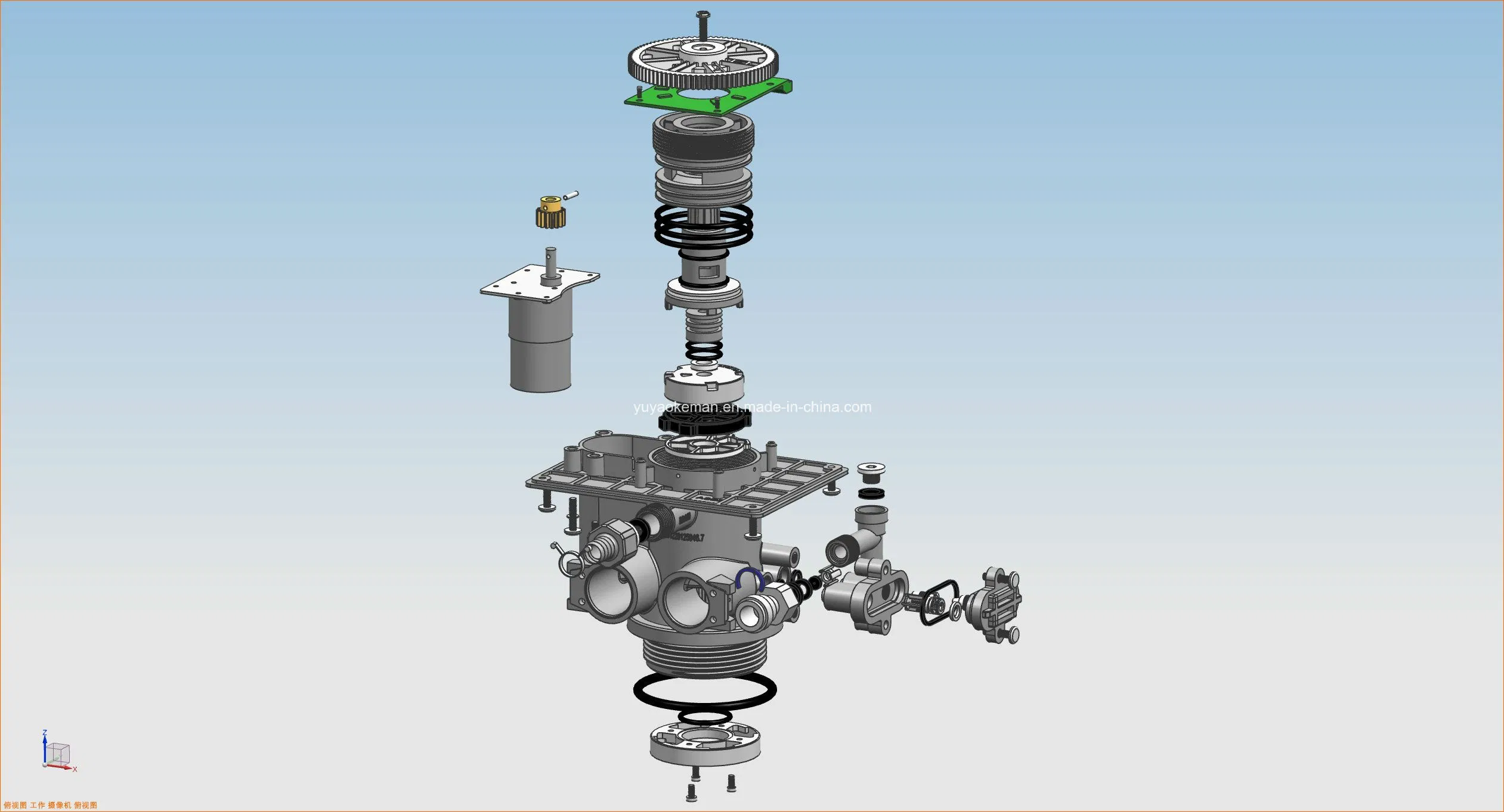 2 Ton LCD Automatic Filter Control Valve for Double Filter System