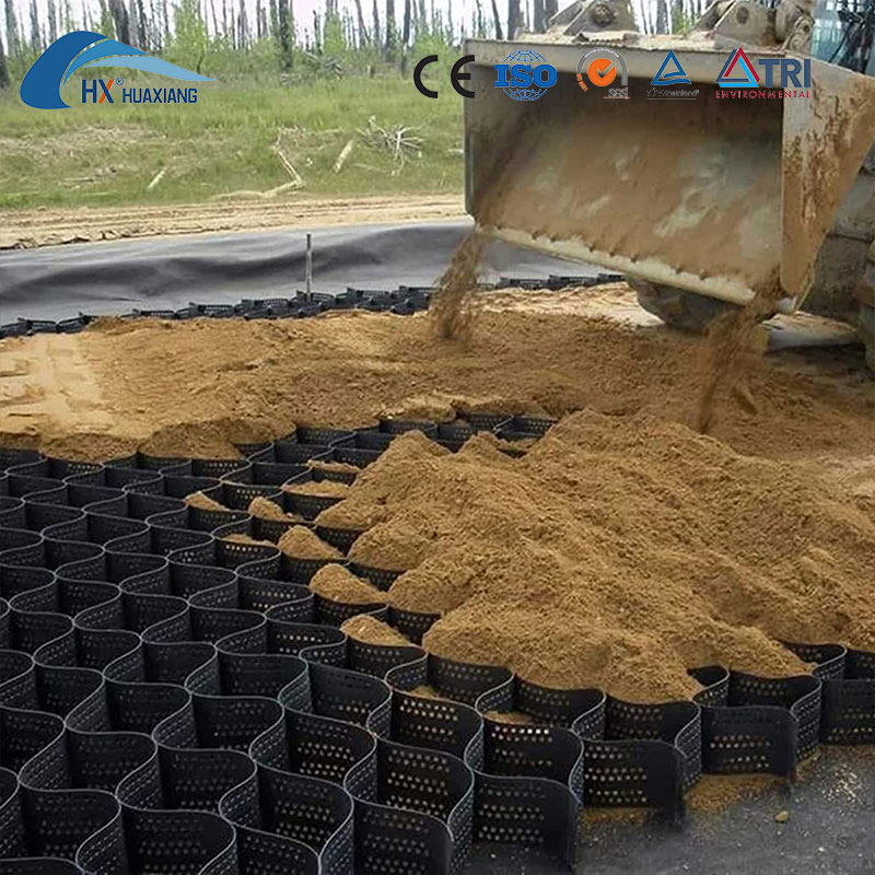 Gravel Honeycomb HDPE Geocell for Retaining Wall Slope and Road Repair