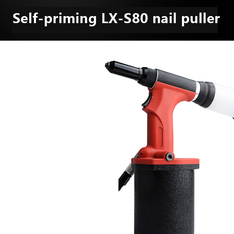 Powerful Seahorse Nail Self-Priming Riveting Tool S80 Pneumatic Riveting Gun