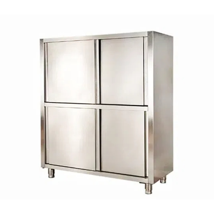 Modular Stainless Steel Cupboard Customizes Storage Needs