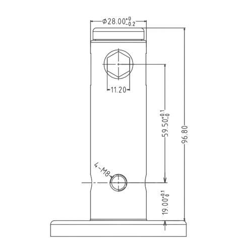 Single Plate Center Control Caster