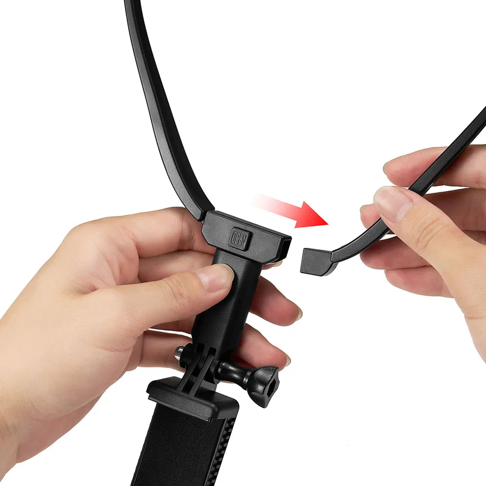 Action Camera and Cell Phone Smartphone Selfie Neck Holder Mount Accessories Wyz15506