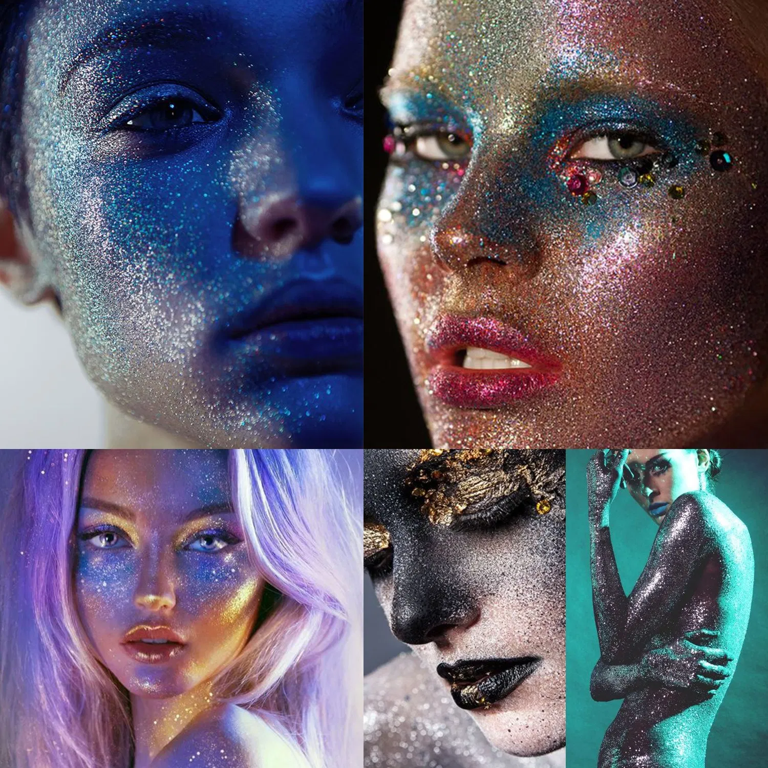 Waterproof High-Gloss Brightening Loose Powder Spray Cosmetics Fine Glitter Powder Pigments