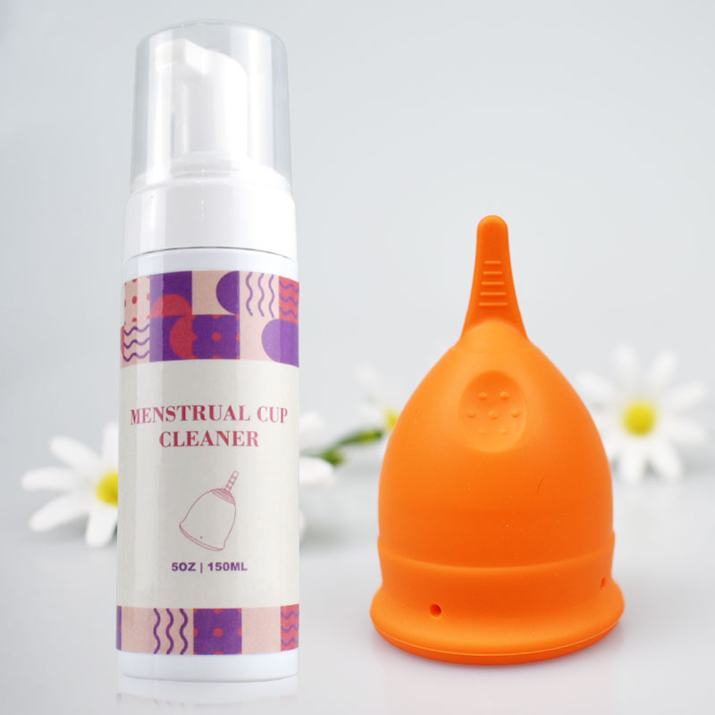 OEM ODM Deep Clean Feminine Menstrual Cup Cleanser Medical Silicone Menstrual Cup Wash Foam
