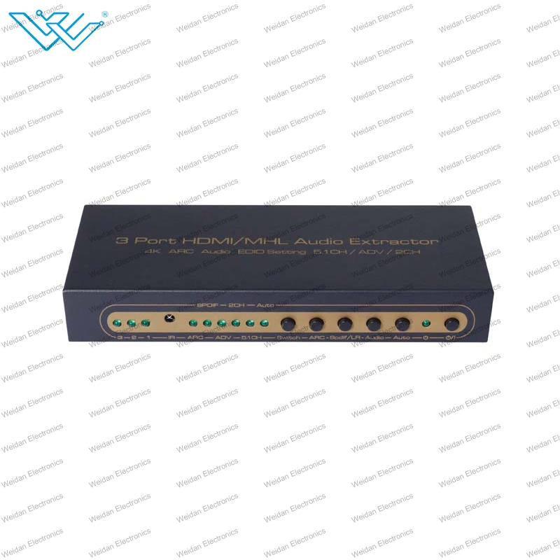 4K X 2K 3 Port HDMI/Mhl Audio Extractor Spdif HDMI Switcher