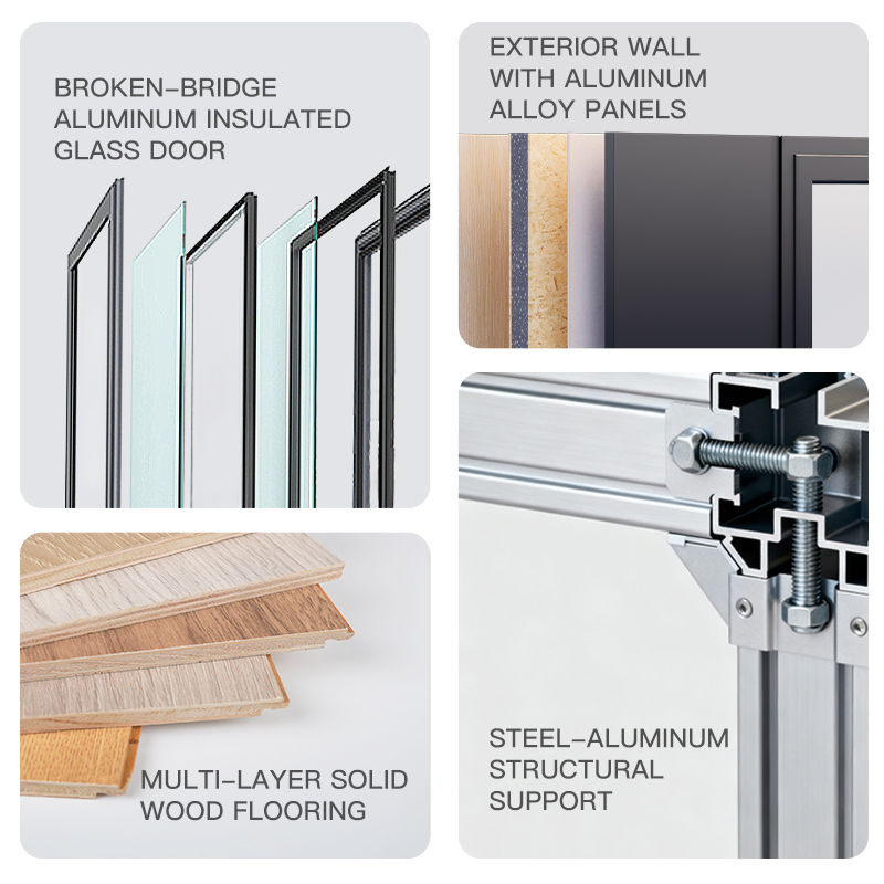 Prefab Modular House Camping Capsule Container Home Folding Tiny Capsule House